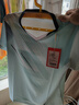 kawasaki川崎羽毛球服女款款專業(yè)運(yùn)動(dòng)V領(lǐng)短袖+短褲套裝B2813 抹茶綠 L  曬單實(shí)拍圖