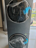 美的（Midea）洗烘套裝10KG滾筒洗衣機(jī)+變頻熱泵烘干機(jī)【清風(fēng)明月2.0洗烘塔】1.15洗凈比 海岸藍(lán)|MGH20PRO-N 曬單實拍圖