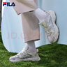 斐樂（FILA）官方女鞋老爹鞋運動鞋楊冪同款夏新款蕨草鞋休閑鞋 磨菇灰色/白中白-OB 38 曬單實拍圖