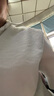 名創(chuàng  )優(yōu)品（MINISO）冰絲襯衫男夏季輕薄透氣涼感短袖oversize寬松顯瘦襯衣 白 XL 曬單實(shí)拍圖