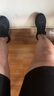 特步羽逸男跑步鞋運動鞋夏季新款輕便減震網(wǎng)面透氣休閑跑鞋男鞋子黑色 曬單實拍圖