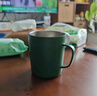 無(wú)印良品（MUJI）不銹鋼雙層馬克杯 大容量男女辦公學(xué)生水杯茶杯咖啡杯 綠色 490ml 曬單實(shí)拍圖