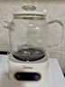 美的（Midea）花漾0膠水全玻璃全自動養(yǎng)生壺 辦公室多功能煮茶壺 燒水壺恒溫電熱水壺煮茶器花茶壺1L YS10B101 曬單實拍圖