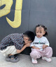 潔麗雅（Grace）A類(lèi)浴巾兒童帶帽斗篷浴袍新生兒超軟吸水浴巾洗澡包巾速干 米黃色 曬單實(shí)拍圖