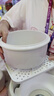 美的（Midea）電燉鍋 燉湯盅隔水燉電燉盅煲湯電燉鍋 嬰兒輔食鍋 4.5L煮鍋白瓷五膽一體多功能鍋國家補貼DZC2551 曬單實拍圖