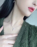BJYLS925純銀十字架項鏈女輕奢吊墜鎖骨鏈首飾七夕生日禮物送女友老婆 【S925銀】 十字架項鏈 曬單實(shí)拍圖