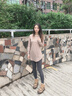 快樂(lè )瑪麗（J&M）厚底雪地靴女2025冬季新款加絨加厚保暖東北皮毛一體棉鞋女 駝色【輕防水 真保暖】 37 曬單實(shí)拍圖