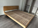 北陌家具小町床實(shí)木北歐1.2米1.5簡(jiǎn)約小戶(hù)型日式原木1.8米櫸木雙人床 【櫸木】單床#01 1800mm*2000mm 框架結構 曬單實(shí)拍圖