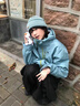 棉之雪沖鋒衣女男款2025新款春秋戶(hù)外防風(fēng)外套超好看美式硬殼徒步登山服 芥蘭灰-7870 L 【168CM-177CM】 曬單實(shí)拍圖
