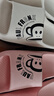 大嘴猴（paul frank）拖鞋女室內外情侶厚底軟彈戶外運動涼拖鞋粉紅38-39PF683 曬單實拍圖
