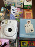 富士（FUJIFILM）mini 12自帶美顏拍立得相機套餐含相紙迷你7+/se/9/11/25/90/99膠片相機升級版七夕情人節禮物 茉莉白【影像花室套裝】 套餐一【標配+10張相紙+水晶殼+基礎 曬單實(shí)拍圖