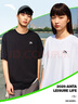 安踏（ANTA）【快干棉】T恤男女同款2025夏季情侶吸濕排汗LOGO寬松休閑短袖t恤 【小logo】基礎黑8125-6 L /男175 女170 曬單實拍圖
