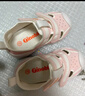 基諾浦（ginoble）寶寶學(xué)步鞋夏季季軟底透氣嬰兒涼鞋男女8-18個(gè)月兒童機能鞋GB2193 粉色/白色 21 130mm 適合腳長(cháng)130-135mm 曬單實(shí)拍圖