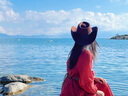 德瑪納【法式風(fēng)情連衣裙】浪漫主義氣質(zhì)顯白輕松度假風(fēng)褶皺肌理感裙女 曬單實(shí)拍圖