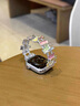 完壯適用蘋(píng)果手表9表帶彈力彩色方形applewatch8多巴胺透氣女款 彈力彩色銀色-方形 41MM【s7/s8/s9代通用】 曬單實(shí)拍圖