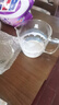 一屋窯制耐熱玻璃家用帶刻度量杯兒童牛奶杯水杯微波爐可加熱防燙分享杯 500ML帶玻璃蓋+攪拌勺 曬單實(shí)拍圖