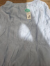 茵曼（INMAN）法式萊賽爾褶皺半身裙2025夏季女裝新款松緊腰a字寬松裙子  海云藍(lán) XL 曬單實(shí)拍圖
