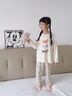 G.DUCKKIDS兒童睡衣春秋棉大女童家居服7秋季8長(cháng)袖10多歲小孩12棉空調房套裝 米黃色 248079純棉排隊狗ageocic 140 cm 建議身高135cm左右 曬單實(shí)拍圖