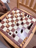 勝旅國(guó)際象棋大號(hào)實(shí)木帶磁性可折疊棋盤34*34厘米兒童比賽專用 曬單實(shí)拍圖