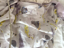 babycare春夏秋冬剛出生寶寶滿月禮物用品新生兒抱被禮盒波塔月光藍(lán)-雙層 曬單實(shí)拍圖