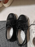 回力女鞋小皮鞋女2025春秋季黑色英倫風(fēng)樂(lè )福鞋厚底增高馬丁鞋單鞋女 黑色 38 曬單實(shí)拍圖