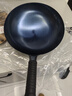 老聶家 章丘手工鐵鍋無涂層不粘炒菜鍋手工鍛打家用老式鐵鍋已開鍋 32cm 曬單實拍圖