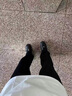 黑盒白美式高街牛仔褲男裝潮ins寬松闊腿長(cháng)褲直筒褲黑色休閑褲子男秋季 DFFS-720黑色 常規 紐扣款 XL 【建議130-145斤】 曬單實(shí)拍圖
