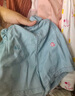 巴拉巴拉女童短褲夏褲子牛仔褲時(shí)尚【海昌海洋公園系列】 牛仔淺藍(lán)-抗菌-88101 110cm 曬單實(shí)拍圖