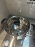 美廚（maxcook）湯鍋 304不銹鋼湯鍋湯煲24cm 加厚復合底 電磁爐通用MCT8220 曬單實拍圖
