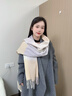 恒源祥純羊毛圍巾女秋冬季披肩女士保暖圍脖生日禮物送媽媽禮盒裝 曬單實(shí)拍圖