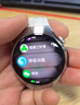 HUAWEI WATCH 5 42mm基礎款不銹鋼表殼金星白素皮復合表帶watch5首創(chuàng)X-TAP智感窗鴻蒙腕上小藝eSIM通信 曬單實拍圖
