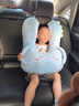 喬氏車(chē)載枕頭兒童睡覺(jué)神器汽車(chē)兒童抱枕車(chē)用靠枕后排睡眠護頸頭枕 豆豆絨休息枕 小恐龍 1個(gè) 曬單實(shí)拍圖