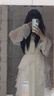 瑜尚臻品溫柔風(fēng)連衣裙女初戀仙女裙v領(lǐng)顯瘦法式氣質(zhì)海邊度假清純長(zhǎng)袖裙子 【白色】S 曬單實(shí)拍圖