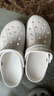 卡駱馳（crocs）洞洞鞋男女鞋貝雅卡駱班Clog一腳蹬穿沙灘涼拖鞋205089-126 M8W10 曬單實拍圖