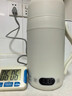 ±0日本正負零燒水杯12V/24V/220V車(chē)載便攜式燒水壺316不銹鋼戶(hù)外旅行小型加熱水杯煮熱水壺 暖白色600ML+支架 曬單實(shí)拍圖