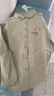 茵曼（INMAN）純棉文藝刺繡襯衣2025春季新款娃娃領(lǐng)百搭通勤長(cháng)袖襯衫女上衣 春草綠 M 曬單實(shí)拍圖