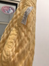 全棉時(shí)代嬰兒口水巾兒童洗臉小毛巾純棉紗布手帕禮盒裝小黃花4件裝25×25cm 曬單實(shí)拍圖