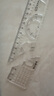 防近視尺子套裝小學(xué)生專用一年級套尺三角尺波浪尺大數(shù)字直尺透明三角板多功能量角器學(xué)生文具四件套 藍色4件套/20cm 曬單實拍圖