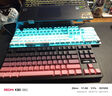 邁從（MCHOSE）K87S/G87旋鈕無(wú)線機(jī)械鍵盤電競(jìng)游戲客制化有線/藍(lán)牙三模gasket結(jié)構(gòu)全鍵熱插拔辦公 G87 黑莓粉漸變側(cè)刻 熾焰軸 曬單實(shí)拍圖