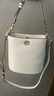 蔻馳（COACH）【品牌直供】七夕禮物女士WILLOW19小號(hào)水桶包白色CW625B4HA 曬單實(shí)拍圖