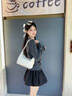 蔻一（Cnoles）蒲公英曉風(fēng)包hobo包女士小眾高級(jí)感斜挎托特包通勤腋下包白色 曬單實(shí)拍圖