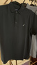 諾帝卡（NAUTICA）【大促爆款】男裝春夏棉氨珠地柔軟多色休閑短袖POLO衫男KE4100-N 藏青4NV M 曬單實拍圖