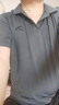 安踏冰絲速干polo衫短袖男t恤2025年夏季新款休閑運(yùn)動(dòng)男士薄款健身服 8113-3男裝灰【冰絲速干】 L (175) 適合120-140斤 曬單實(shí)拍圖