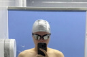 李寧（LI-NING）泳鏡女士鍍膜大框鏡男士炫酷游泳鏡高清防水防霧眼鏡505黑色 曬單實(shí)拍圖