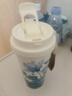 米小舒保溫杯女士高顏值雙飲吸管咖啡杯316內底學(xué)生車(chē)載水杯七夕禮物 曬單實(shí)拍圖