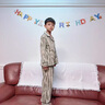 G.DUCKKIDS小黃鴨男童睡衣春秋款家居服兒童套裝中大童秋裝長(cháng)袖長(cháng)褲空調服男 淺綠色 140 建議130-140cm9-10歲cm 曬單實(shí)拍圖