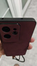 mlnew真我GT6鏡頭全包手機殼RealmeGT6保護殼RMX3800小羊皮手機套真我GT6防摔保護套防滑5G 【酒紅色】配全屏全透明高清鋼化膜 曬單實(shí)拍圖