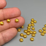 縱橫金業(yè)足金999   黃金轉運珠 金珠子  1克 單顆 頂珠 散珠 手串diy 1克  轉運珠 曬單實(shí)拍圖