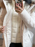 MACKAGE【七夕】MACKAGE線上專供JENI-F 可拆卸雙領(lǐng)保暖羽絨服 早秋新品 奶油白 S 曬單實拍圖
