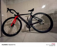 SAVA超輕桶軸公路車(chē)碳纖維前叉EX7-R4700自行車(chē) 黑焰紅 XS 曬單實(shí)拍圖